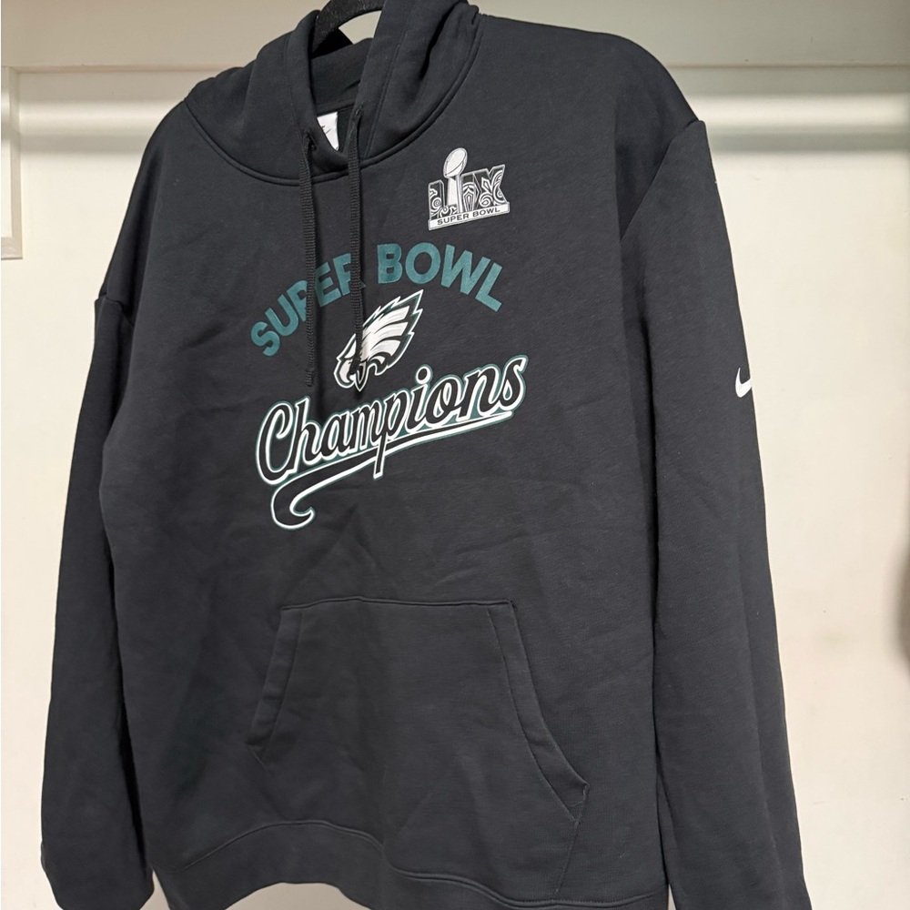 Nike Black Super Bowl Lix Champions Hoodie